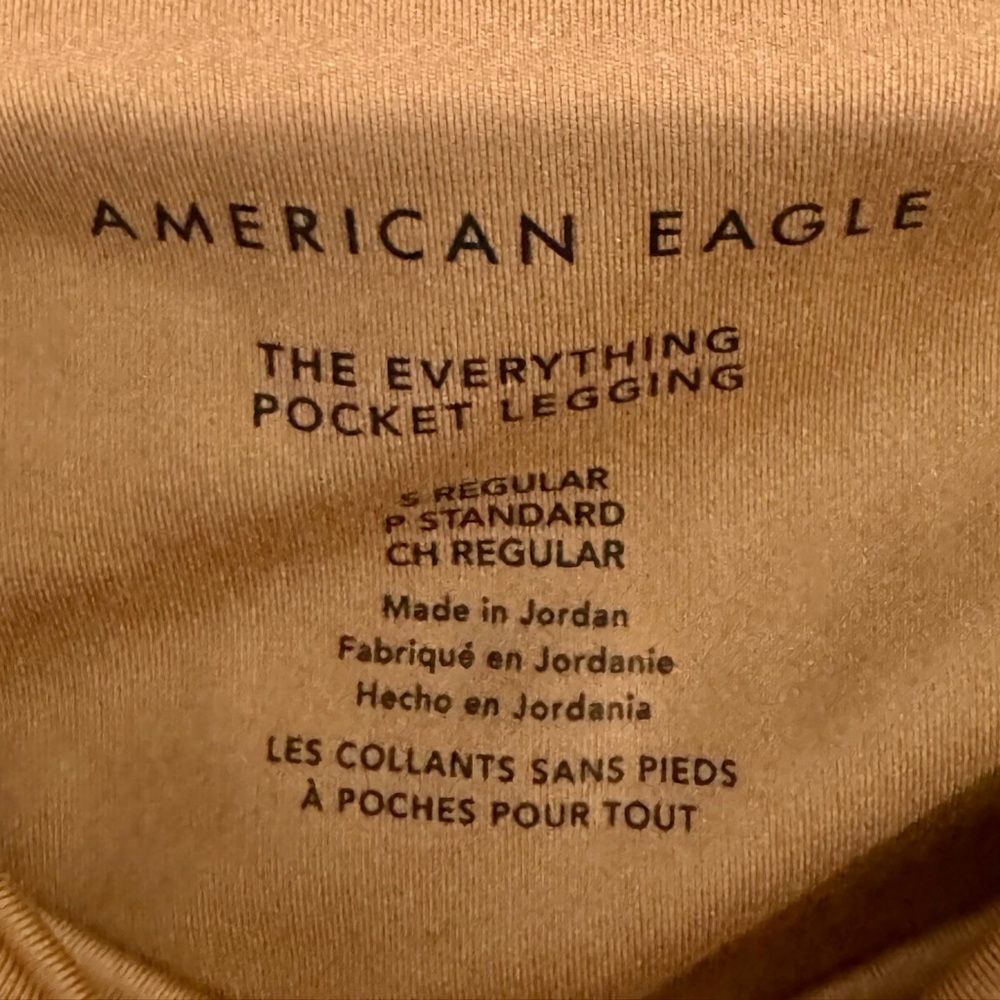 American Eagle The Everything Pocket Legging - Brown - Small - Picture 3 of 3